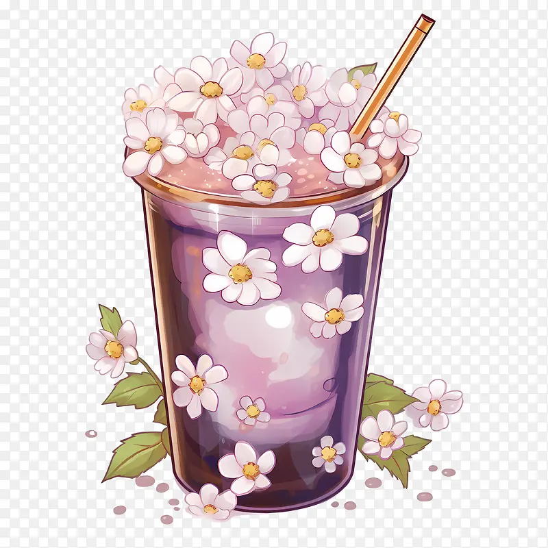 珍珠奶茶-草莓