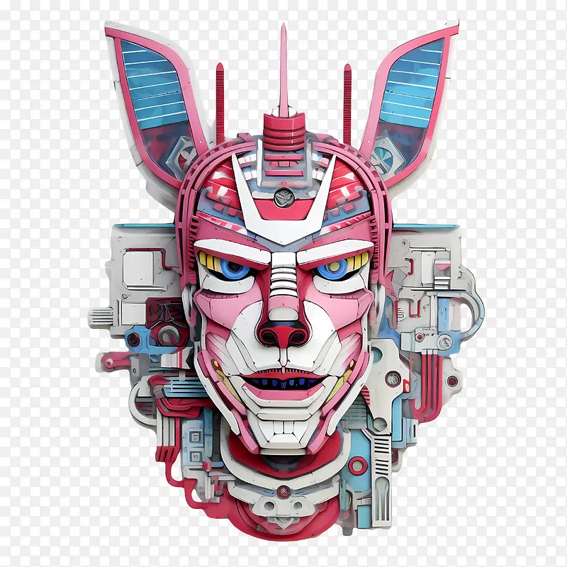 FuntimeFoxy-FuntimeFoxy机器人科幻赛博朋克未来派