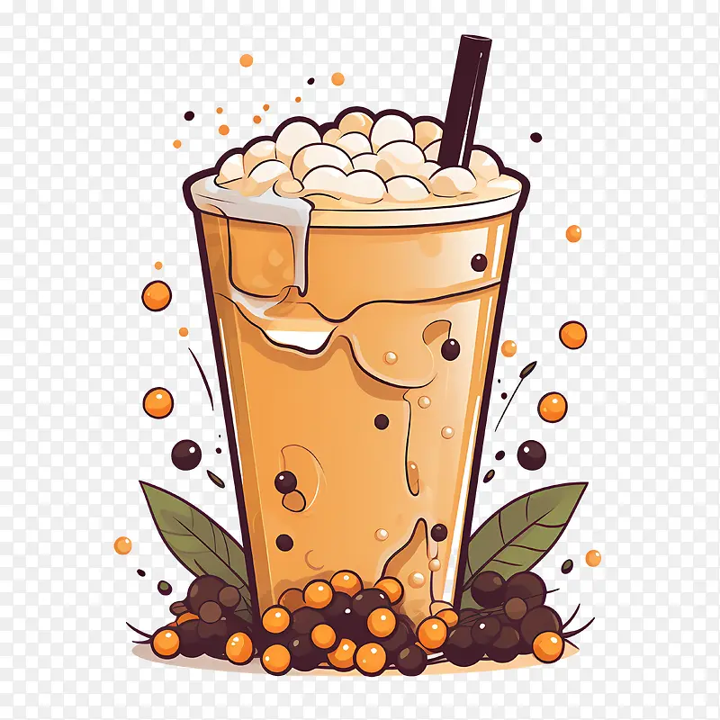 珍珠奶茶-冰咖啡