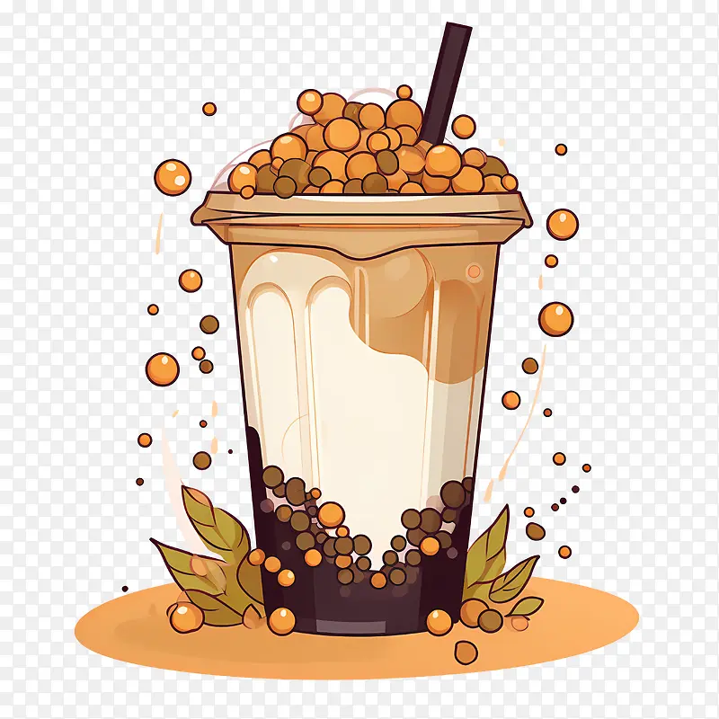 珍珠奶茶-冰淇淋