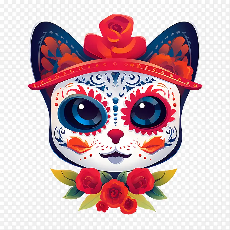 亡灵节-像素艺术