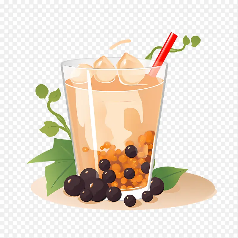 珍珠奶茶-奶昔