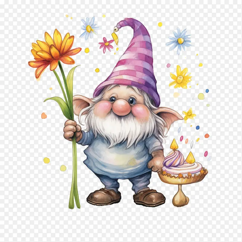 生日侏儒-生日蛋糕