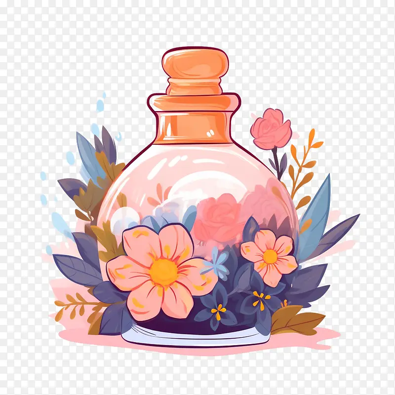 香水瓶-香水瓶花束花瓶花瓶