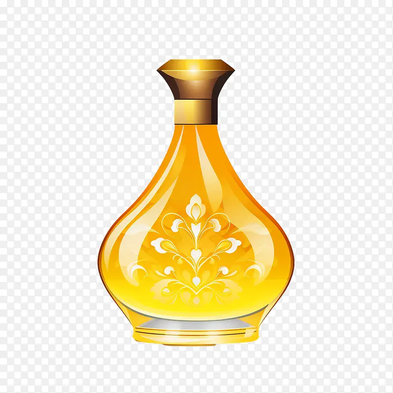 香水瓶-香水瓶香水瓶黄色玻璃