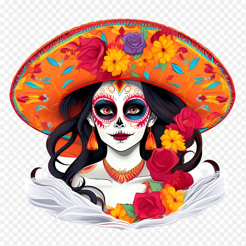 亡灵节——亡灵节diadelosmuertos亡灵节墨西哥头骨