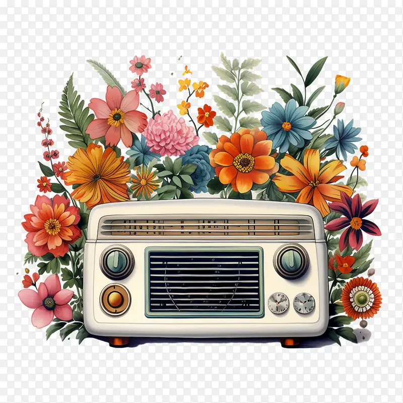 全国广播日-插花