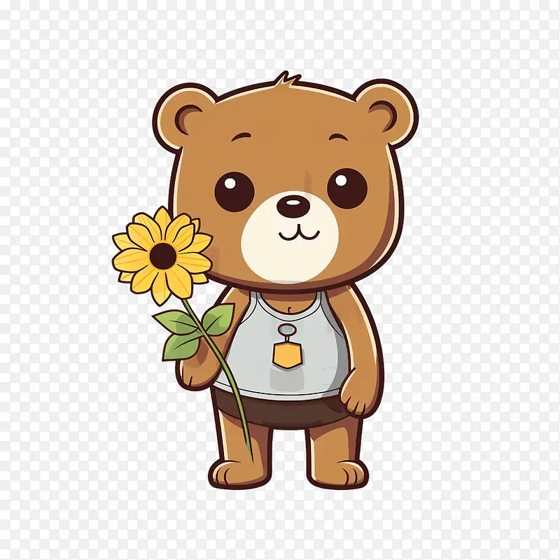 泰迪熊日-向日葵