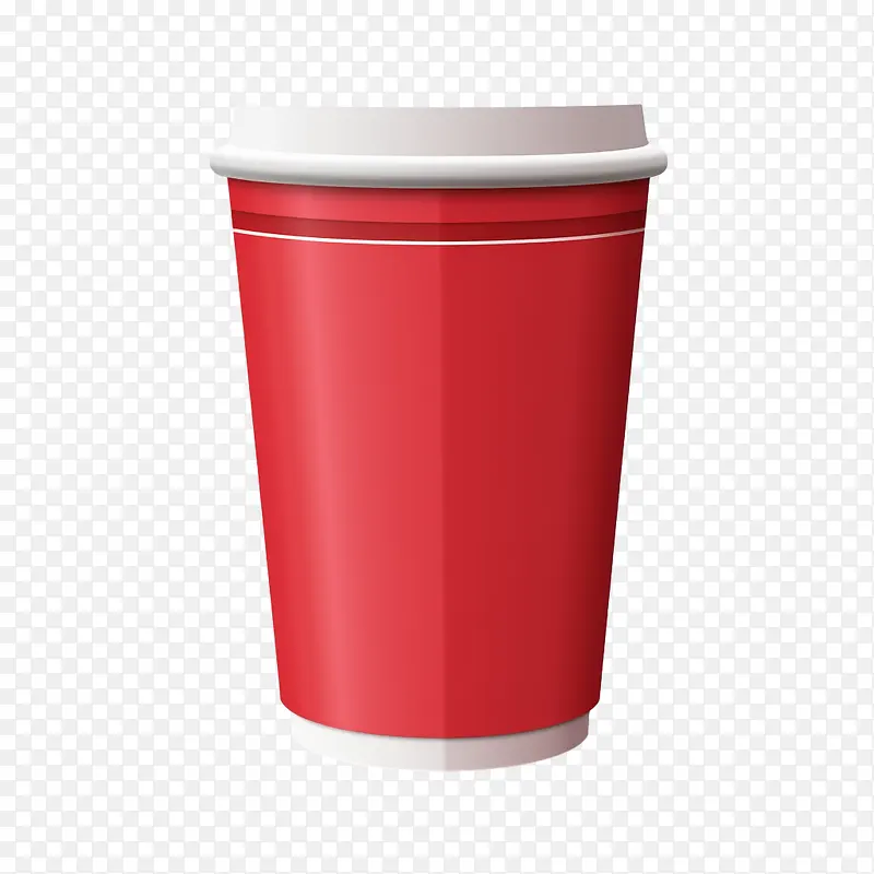 纸杯-纸杯杯红色塑料纸杯