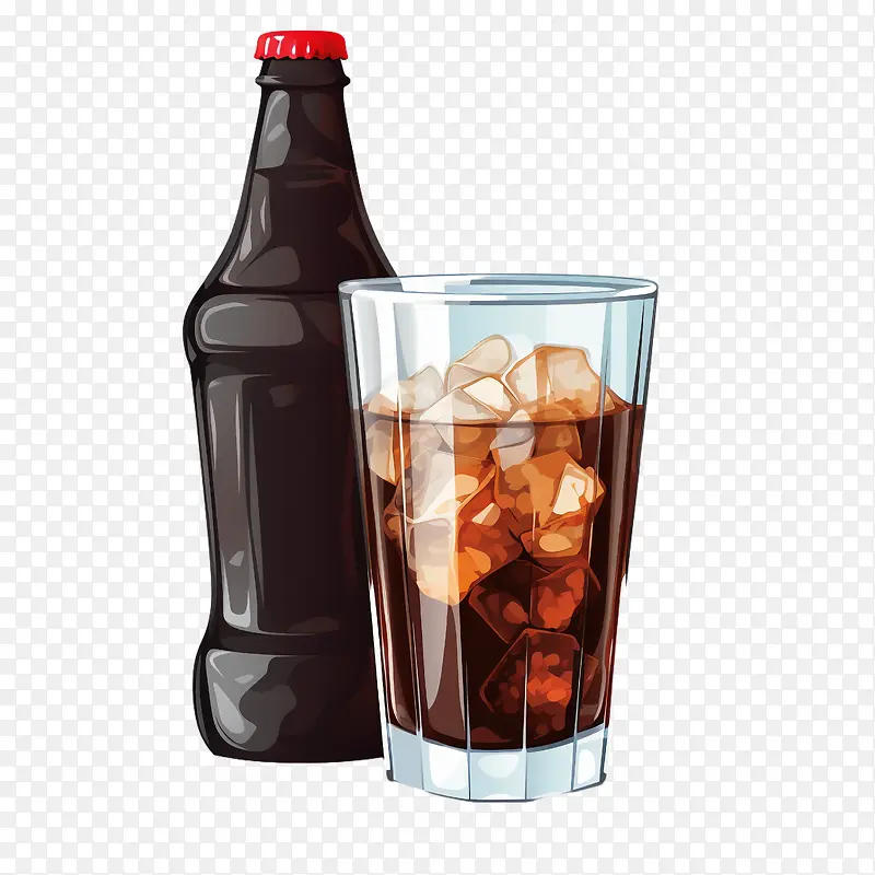苏打可乐-苏打可乐苏打饮料玻璃冰