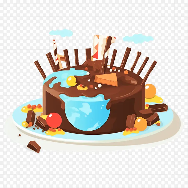 国际巧克力日-生日蛋糕