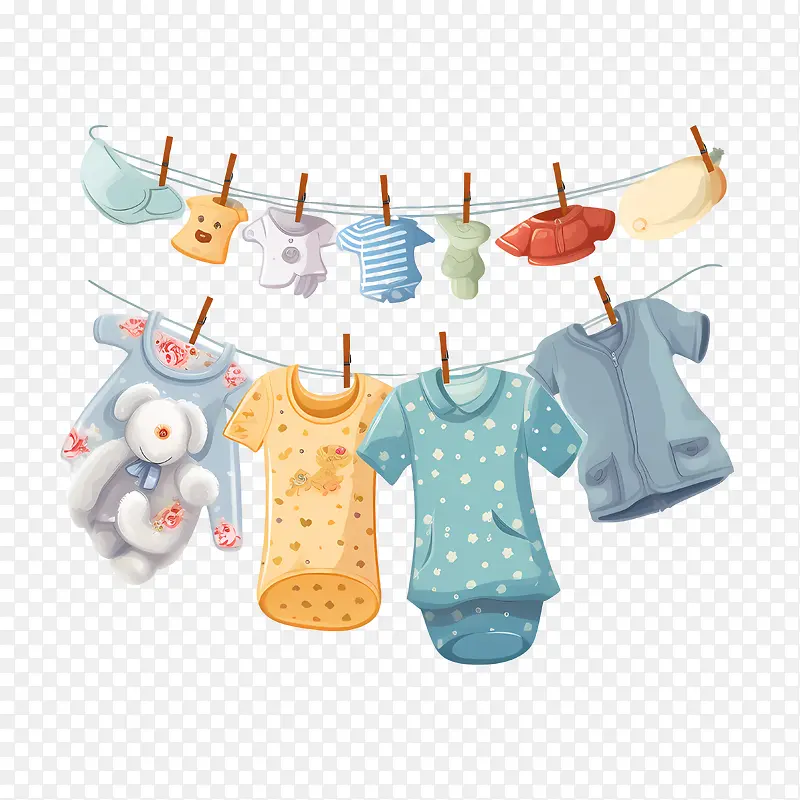 婴儿服装-婴儿服装晾衣绳婴儿衣服衣服晾衣绳