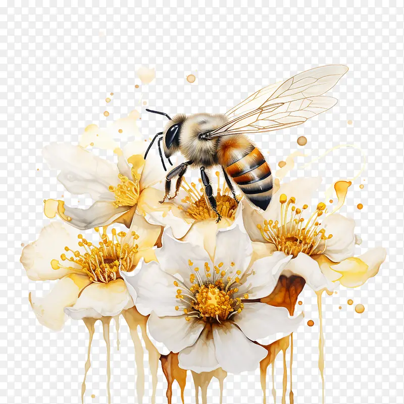 世界蜜蜂日-世界蜜蜂日蜜蜂蜂蜜花绽放