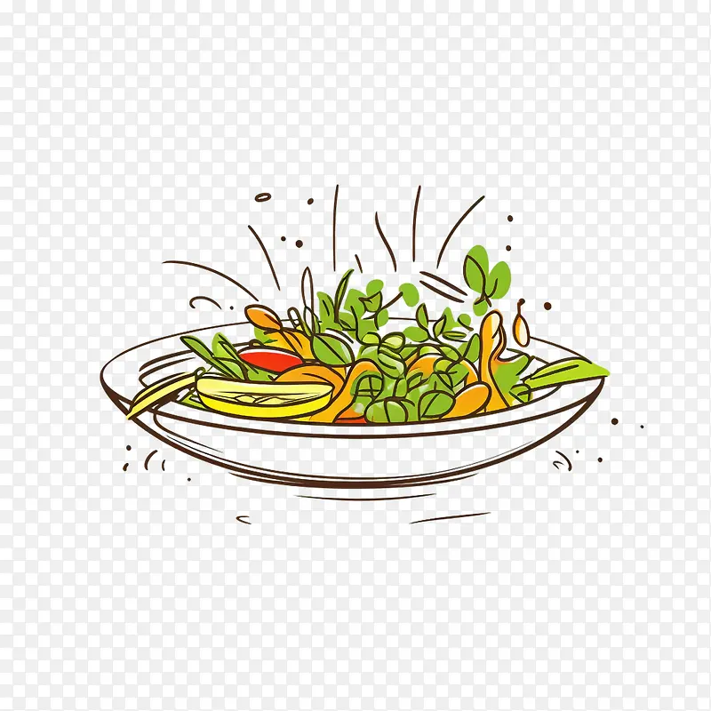 素描沙拉-沙拉