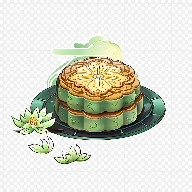 绿色月饼-绿色月饼