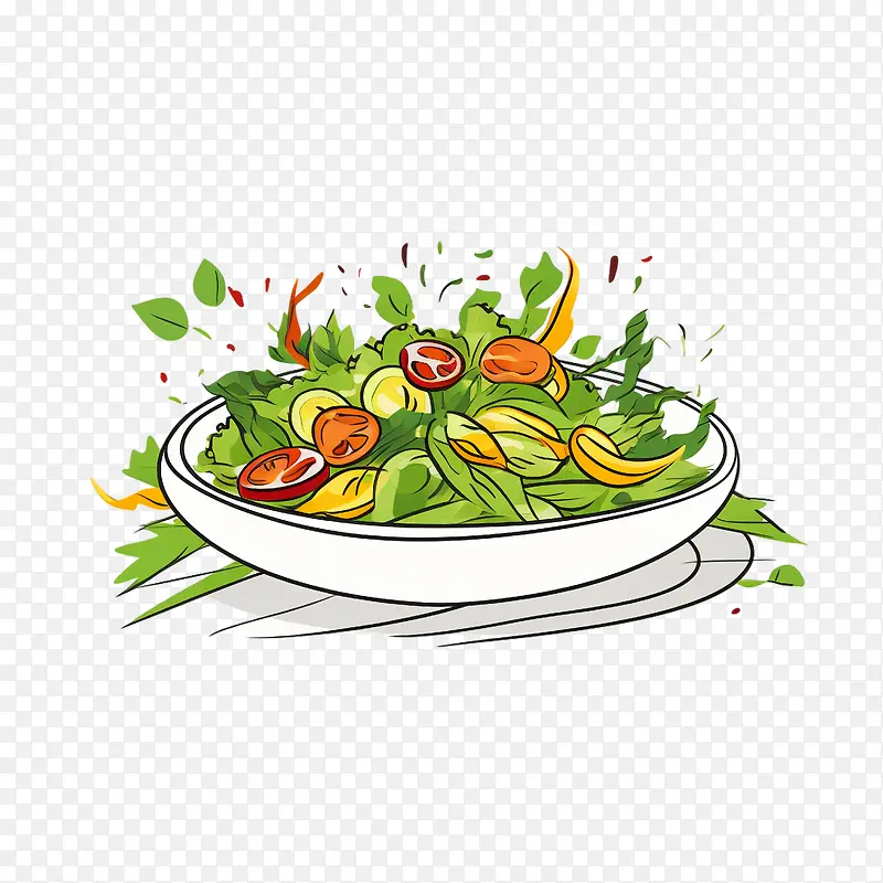 素描沙拉-鳄梨