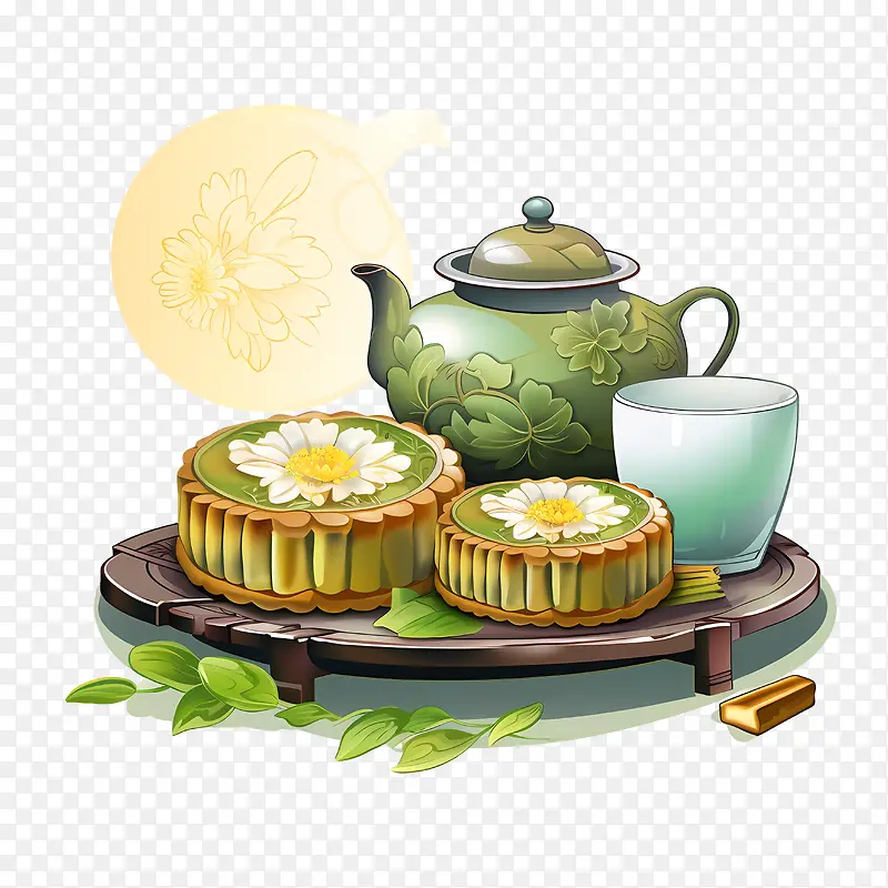 绿色月饼-绿色月饼