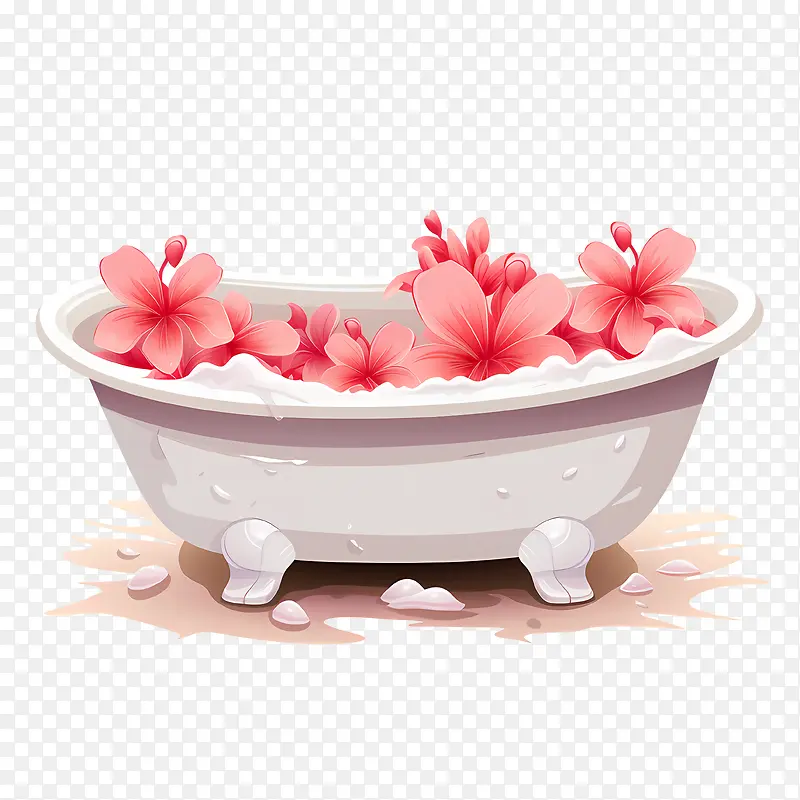 浴缸派对日-浴缸派对日浴缸花水溅
