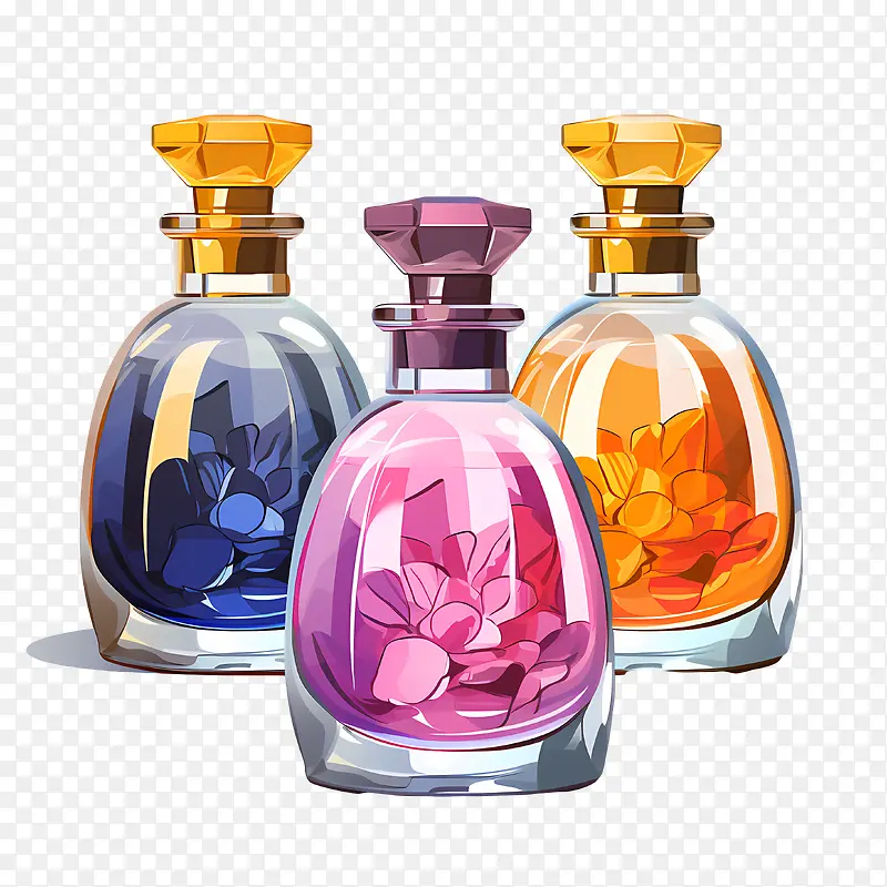 香水瓶-香水瓶香水瓶玻璃粉红色
