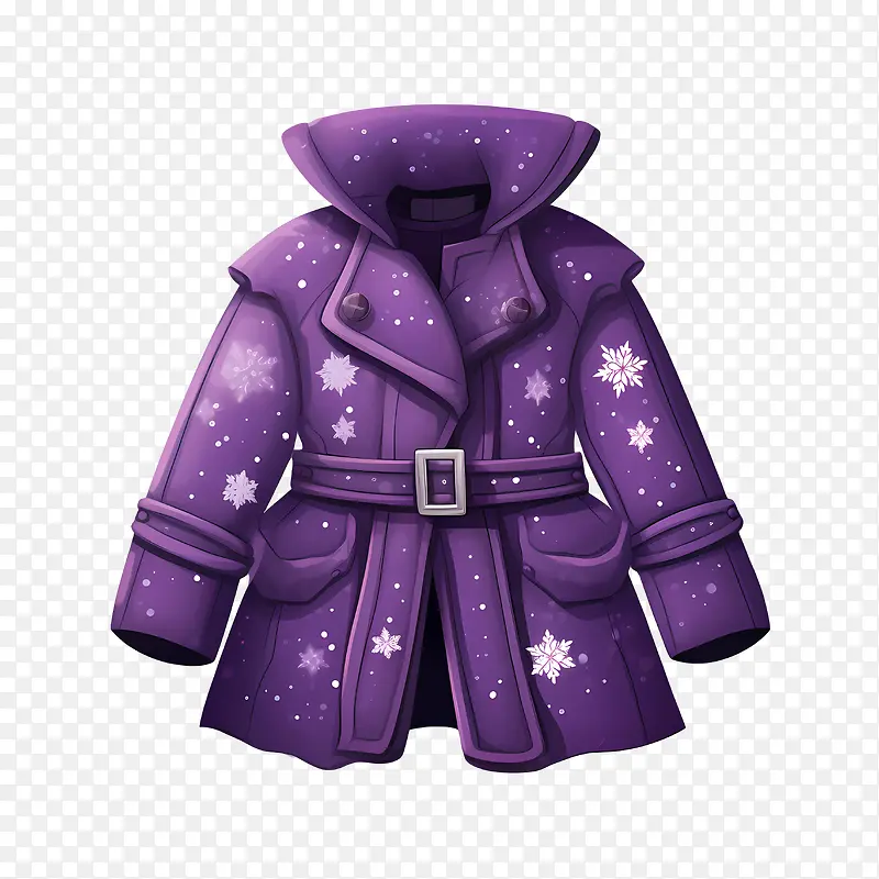 冬天的外套——雪花