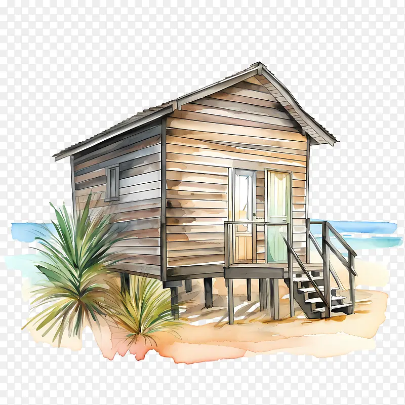 海滩小屋-海滩小屋海滩小屋木屋海滨别墅海边之家