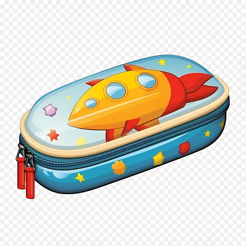 铅笔盒-铅笔盒火箭太空科幻玩具