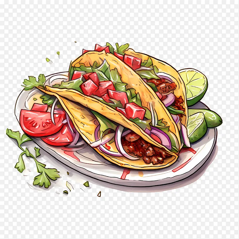 炸玉米饼日-鳄梨
