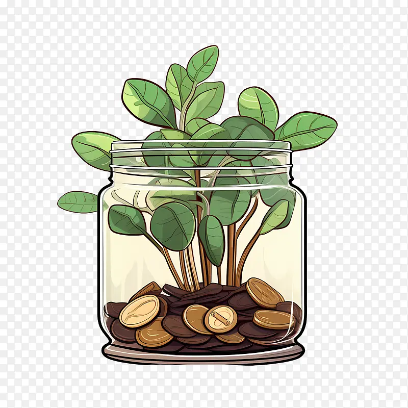 世界节俭日-世界节俭日植物园金钱增长