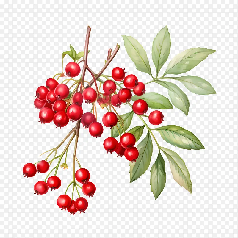 红蔓越莓-红蔓越莓苹果红色水果浆果