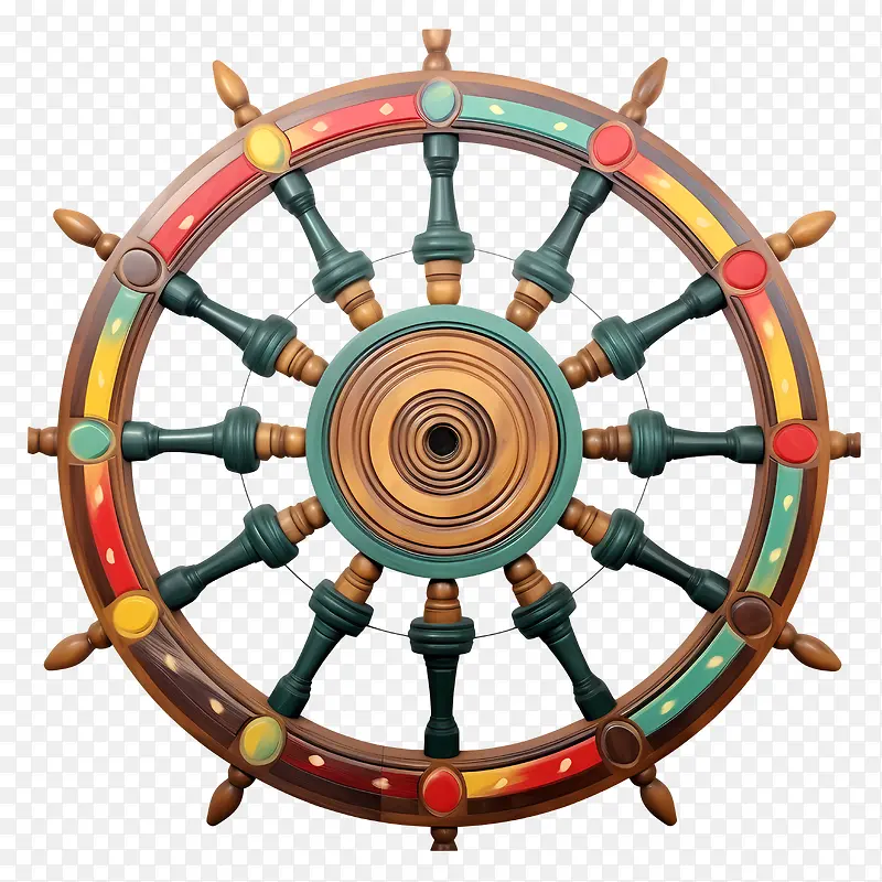 世界海事日-世界海事日船舶方向盘船轮航海导航