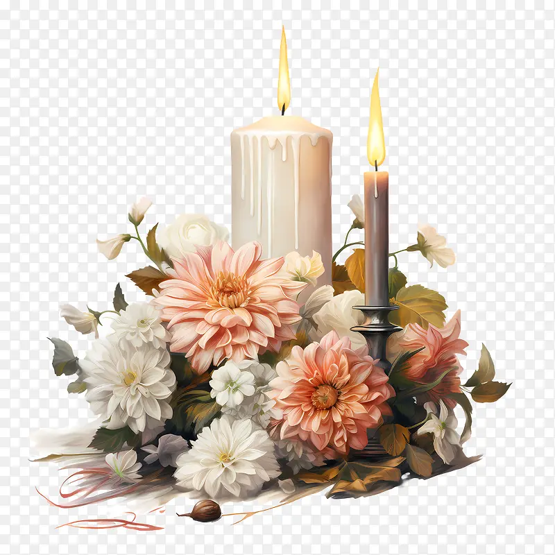 万灵节——白玫瑰