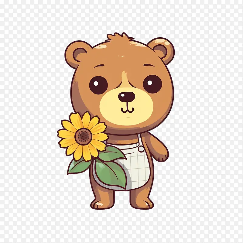 泰迪熊日-向日葵