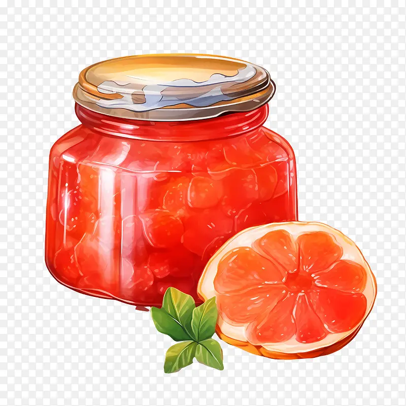 葡萄柚果酱-葡萄柚果酱水果果酱葡萄果冻果酱水果