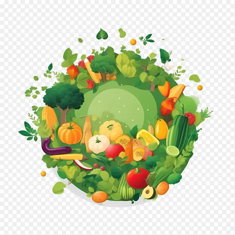 世界素食日-世界素食日蔬菜水果有机健康