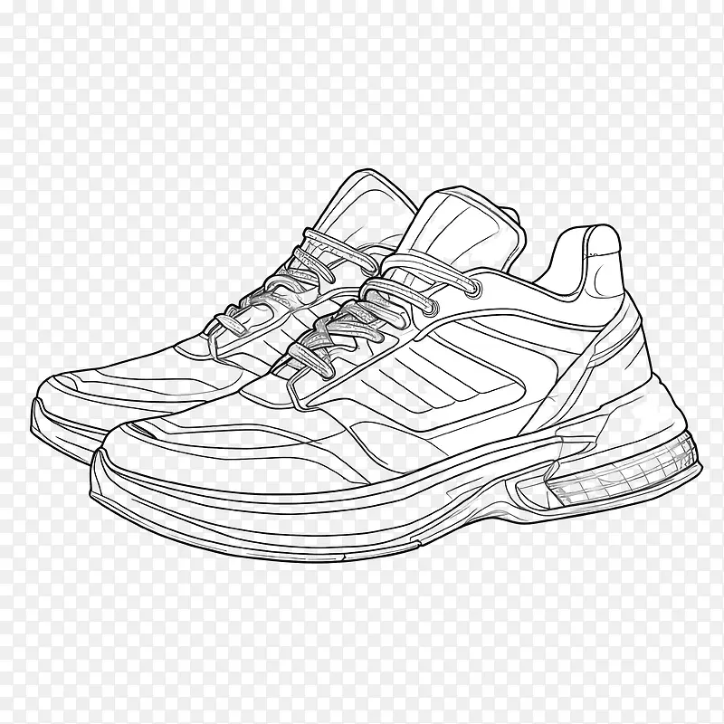 素描运动鞋-素描运动鞋运动鞋鞋鞋类
