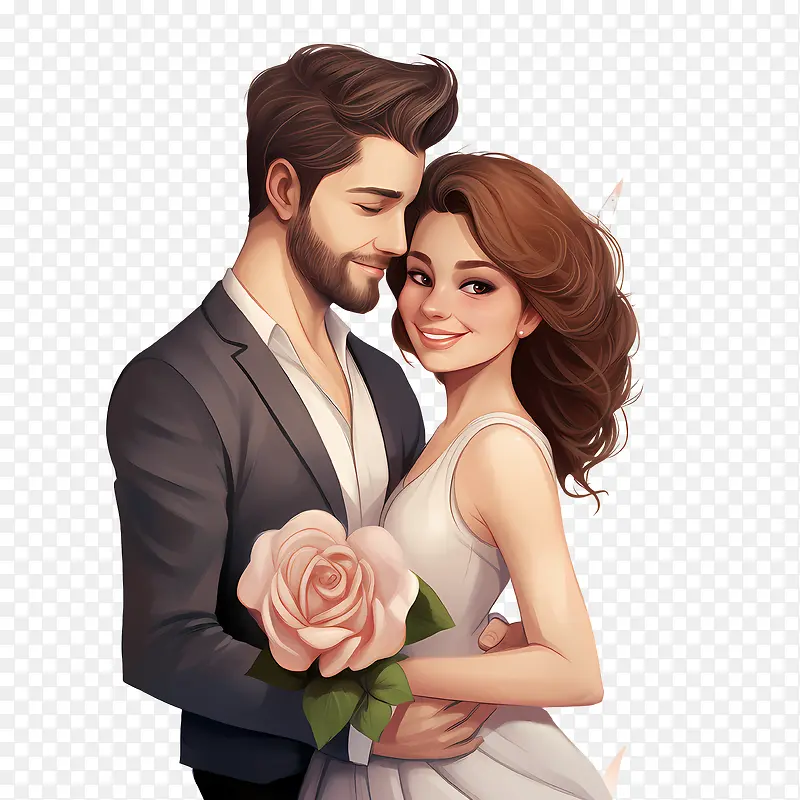 感谢妻子日-婚纱