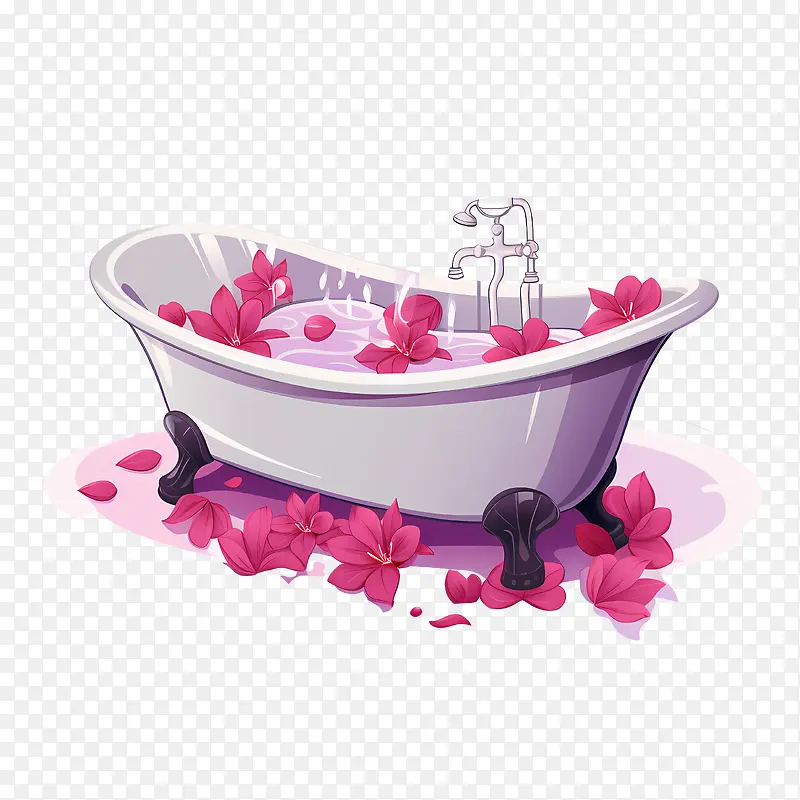 浴缸派对日-花瓣