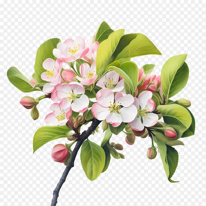 苹果花-苹果树