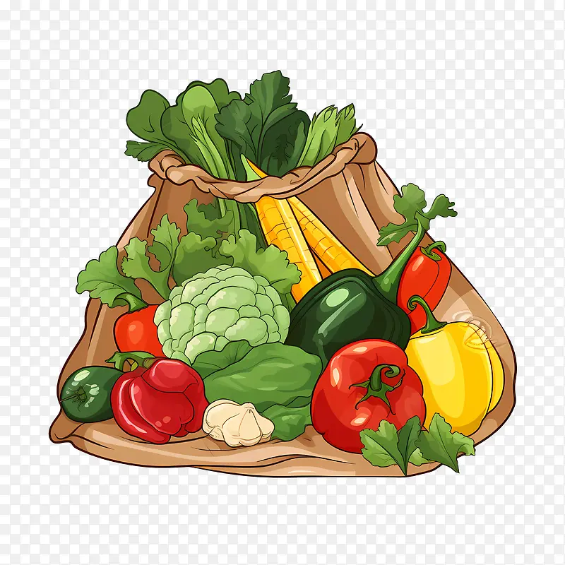 世界素食日-世界素食日蔬菜杂货袋农场新鲜有机