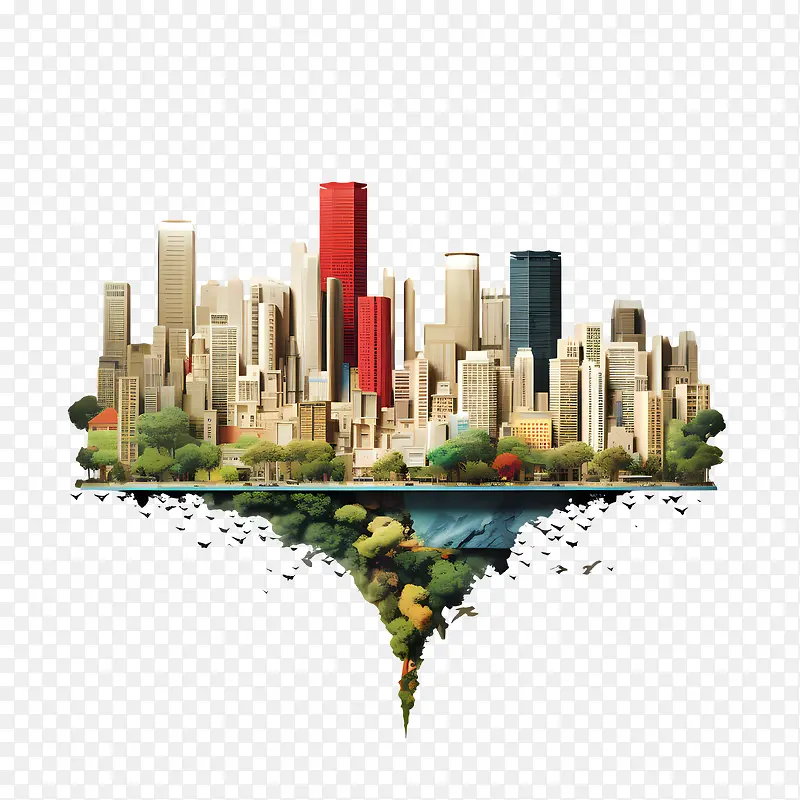 世界城市化日-世界城市化日城市景观大都市城市环境高层建筑