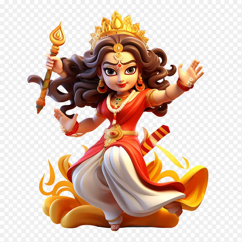 沙拉德·纳夫拉特里-沙拉德·纳夫拉特里印度教女神印度教神印度教肖像印度教代表