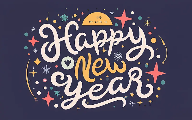 新年快乐-新年快乐的问候