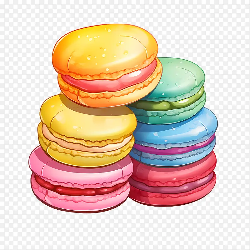 马卡龙日-马卡龙日糕点食品甜点甜
