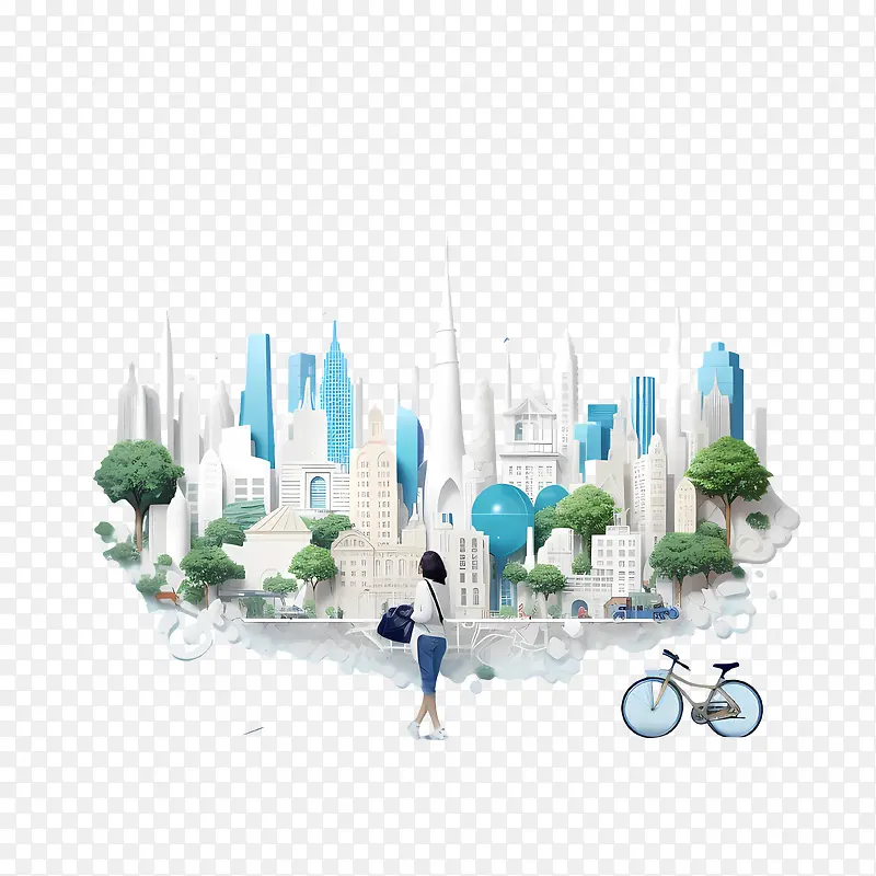 世界城市化日-世界城市化日城市景观摩天大楼建筑城市