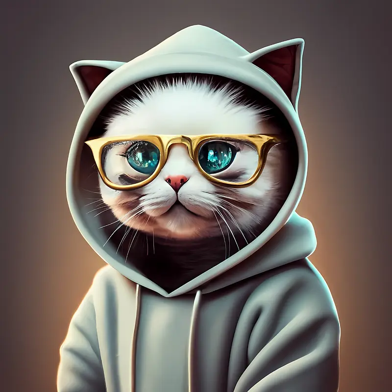 全球猫日-卡通猫