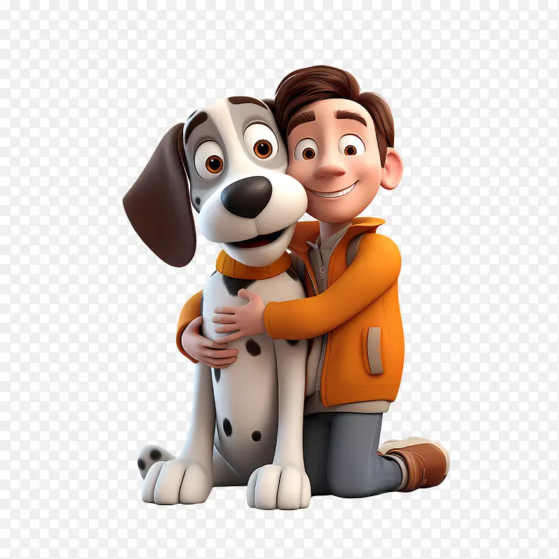 拥抱你的猎犬日-拥抱你的猎犬日达拉达尔马提亚狗卡通