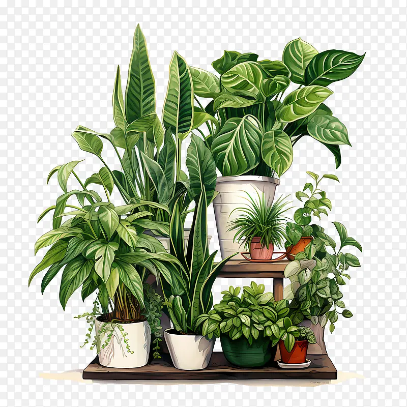 室内植物欣赏日-室内植物欣赏日花盆绿叶