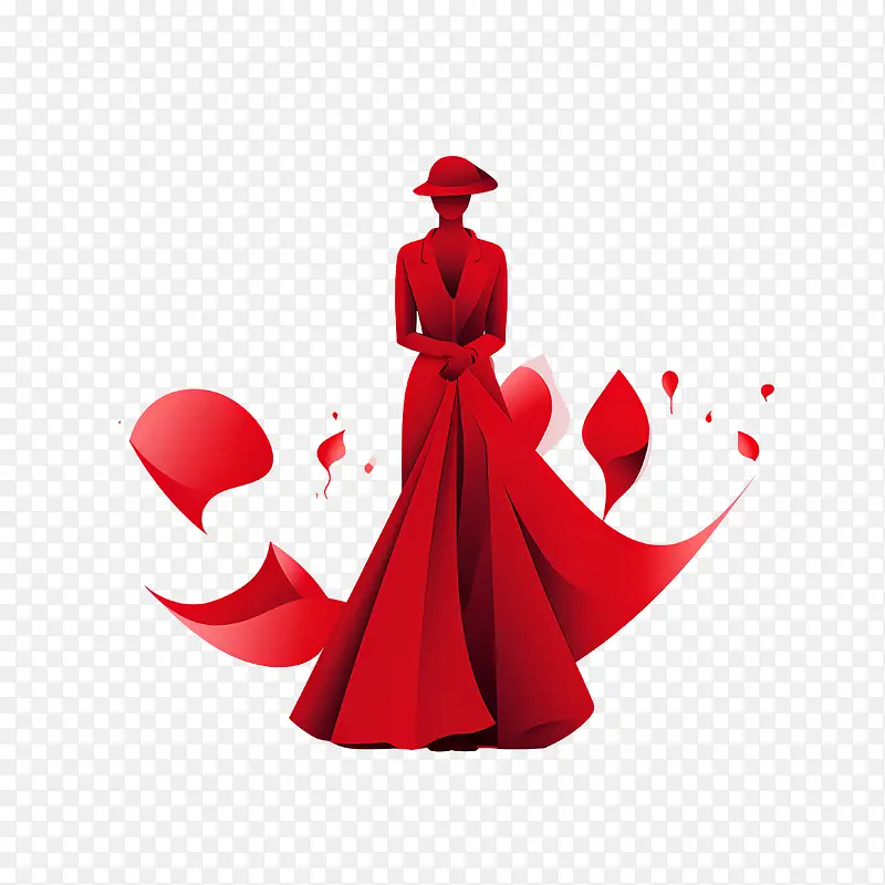国服红色日-国服红色日女士红色长袍连衣裙