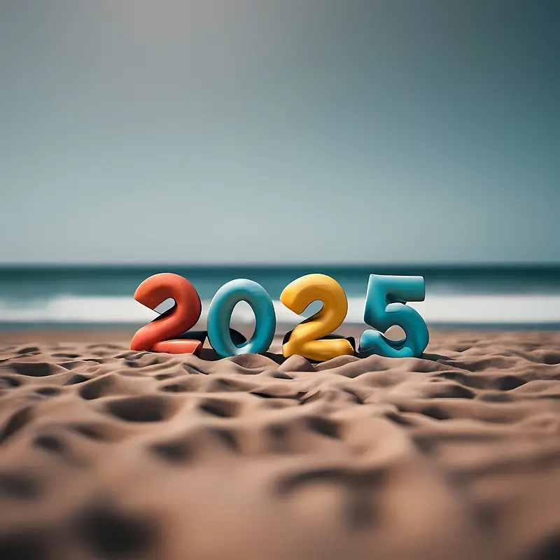 2025年新年快乐-2025年新年快乐2025年艺术字年历倒计时