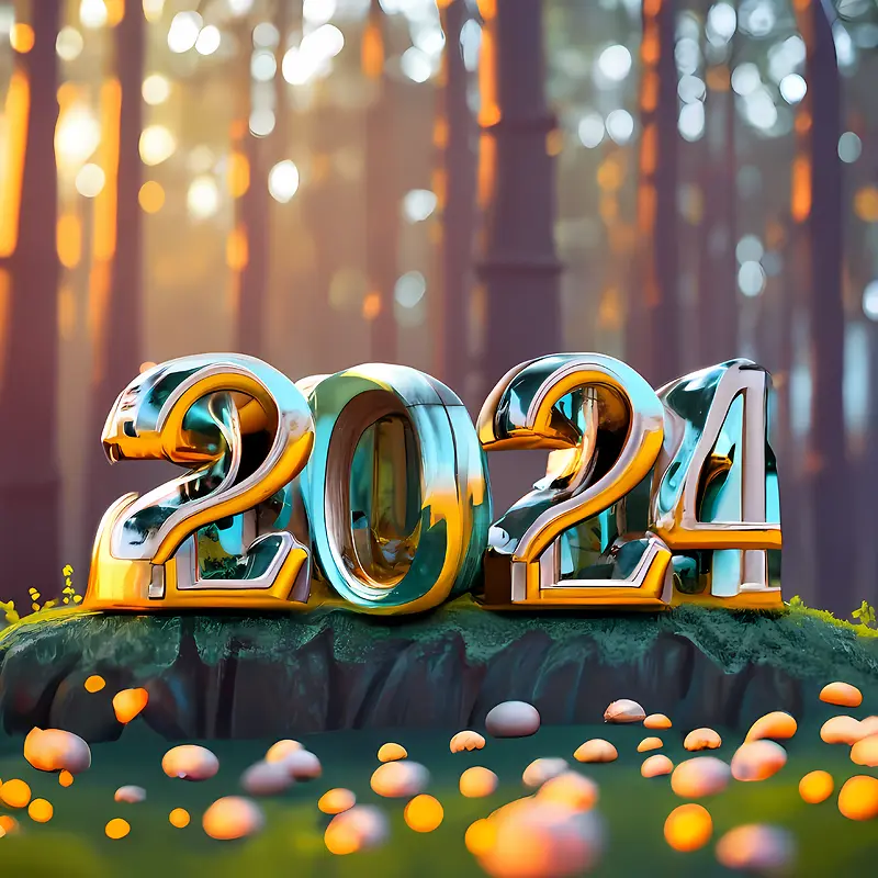 2024年新年快乐-2024年新年快乐新金数年